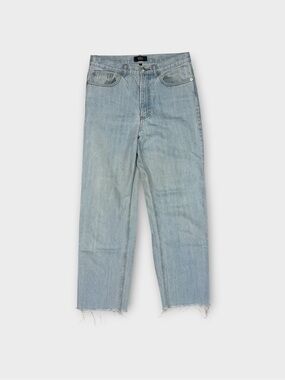 A.P.C. JEAN ALAN LIGHT WASH CROPPED STRAIGHT JEANS